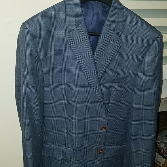 ralph lauren glen plaid blazer